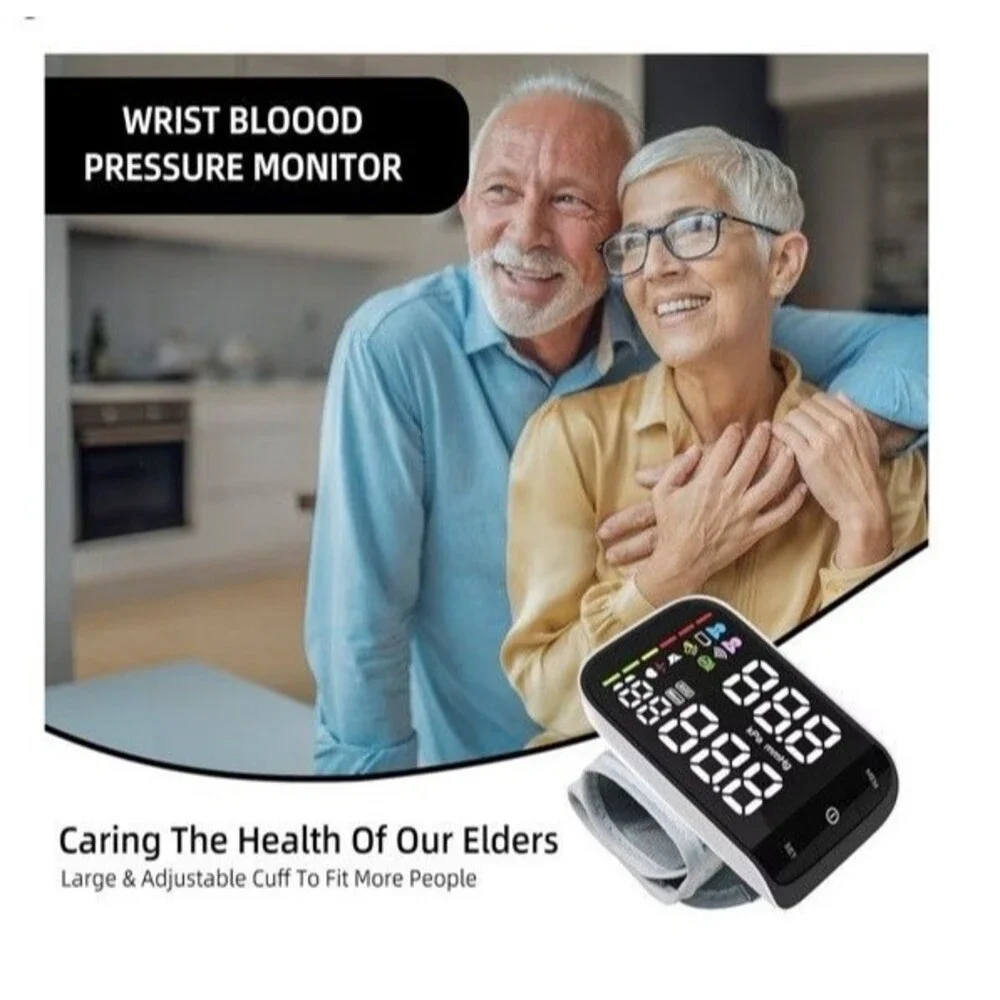 Blood Pressure Wrist Machine - Black/White